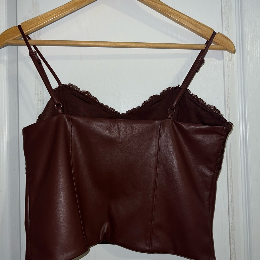 EXPRESS Leather Top